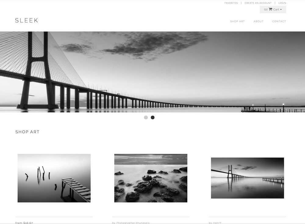 sleek theme