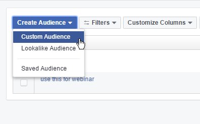 email list facebook custom audience