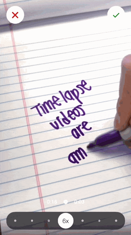 creating timelapse videos for instagram