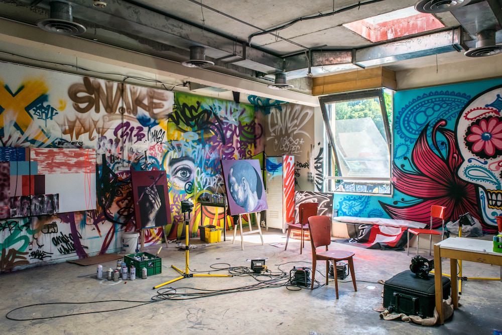 graffiti artist studio