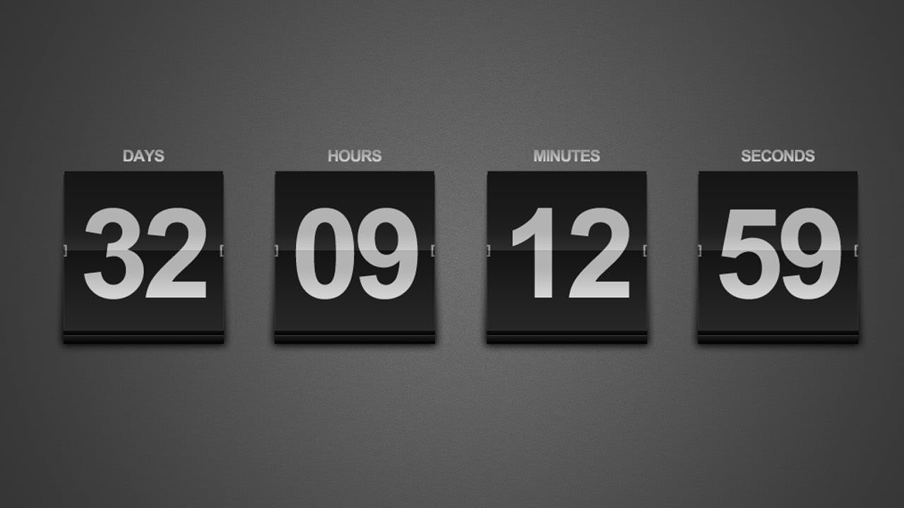 countdowns html