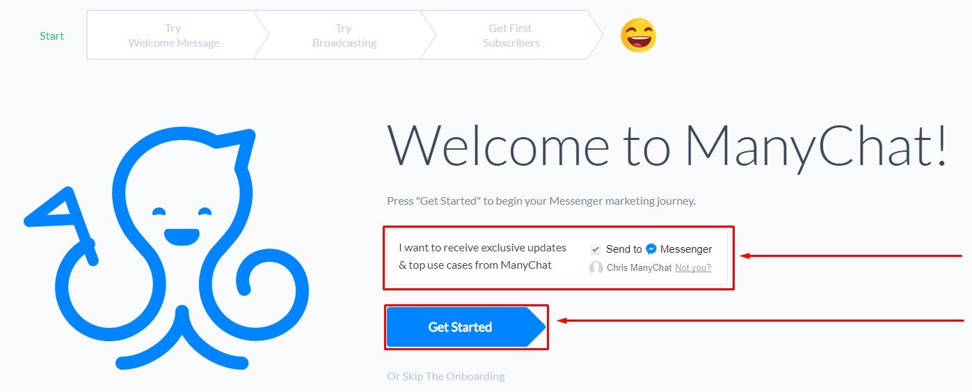 facebook messenger platform settings for manychat integration